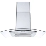 Range Hood 30 Inch Tieasy Wall Mount Kitchen W/ Ducted Ductless Duct Glass. Fixed Price $209.99.