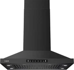 30" Island Range Hood, 390 Cfm, Touch Control, Ducted/ductless, Black. Fixed Price $716.99.