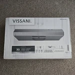 Vissani Arno 30 In. 240 Cfm Convertible Under Cabinet Range Hood 30ssc19prt. Fixed Price $115.50.