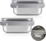 2 Pcs Grease Cup Holders For Commercial Kitchens Removable Drip Pan Catchers. Fixed Price $55.04.
