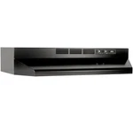 Broan 413023 230 Cfm 30"w Steel Non Ducted Under Cabinet Range Hood - Black. Fixed Price $89.00.