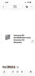 Samsung Nk-ae7000ws/aa Hood Extension Kit Silver Bespoke Range Accessory. Fixed Price $299.00.