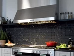 Miele Dar1250 48" Wall Mount Range Hood Fan With Recessed Knobs. Fixed Price $2000.00.