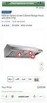 Nxr Nxr-eh3019 Under Cabinet Range Hood 800 Cfm Stainless Steel Silver. Fixed Price $185.00.