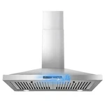 Zomagas 30inch Stainless Steel Wall-mounted Kitchen Range Hood Gesture/touch. Fixed Price $149.99.