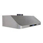 Kucht Professional 36" Stainless Steel Under Cabinet Range Hood In Silver. Fixed Price $1055.39.