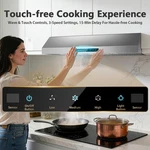30in Smart Control Range Hood Under Cabinet 800cfm Touch Display Stainless. Fixed Price $155.99.