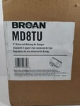 Broan Md8tu 8" Universal Make-up Air Damper - Na. Fixed Price $187.00.