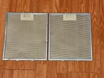 2 Aluminum Mesh Filters Thermador Hmwb30ws 30" Masterpiece Chimney Hood Hrt-lnd. Fixed Price $38.55.