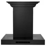 Zline 24" Kitchen Wall Range Hood Black Stainless Steel Crown Mold Bskencrn-24. Fixed Price $719.99.
