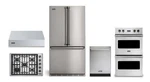 Viking 5 Piece Kitchen With 30" Cooktop &double Oven, French Door Refrigerator. Fixed Price $17536.00.