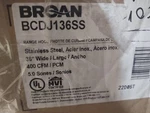 Broan 7" Bcdj136ss 36" Deluxe Under Cabinet Range Hood Stainless 400cfm *read*. Fixed Price $279.95.