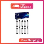 Lanuovx 10 Pack Festoon Bulb 12v 10w Xenon Sv8.5-8 T3.25 10x44mm. Fixed Price $19.36.