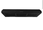 Denjol 30" 600 Cfm Under Cabinet Range Hood 3-fans 2 Led Black. Fixed Price $119.99.