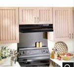 Nutone Range Hood Black 24" Ductless Kitchen Stove Vent Lighting Rl6224bl. Fixed Price $90.00.