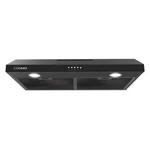 Range Hood 30 Inch Under Cabinet Ducted Led Lights Matte Black Cosmo Cos-5u30-bk. Fixed Price $209.99.