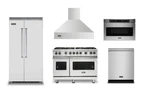 Viking Kitchen With 48" Range, 42" Refrigerator, Dishwasher, Hood, And Microwave. Fixed Price $29846.00.