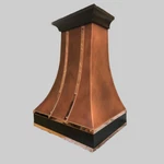 Copper Hood, Kitchen Vent 36" Wide X 30" Tall - Motor Available. Fixed Price $3500.00.