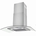 30" Range Hood Tieasy Wall Mount Kitchen 450cfm Tempered Glass Silver W/led. Fixed Price $155.99.