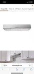 Vissani 30 In. 320 Cfm Convertible Under Cabinet Range Hood In Stainless Steel. Fixed Price $68.00.