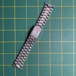 Vintage 17-22+mm Bear Center Vent Stainless Steel Watch Bracelet / Band. Fixed Price $60.00.