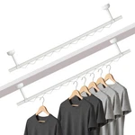 2 Pack Closet Rail Hanging For Wall Mount, Any-angle Ceiling Mount Rod, Slope.... Fixed Price $109.21.