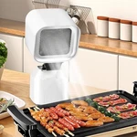 Portable Countertop Range Hood, White, 2-speed, Built-in Oil Collector. Fixed Price $70.19.