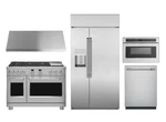 Cafe Appliance Package With 48" Built-in Refrigerator, Range & Hood. Fixed Price $25905.00.