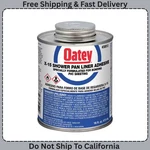 Oatey Pvc Shower Pan Liner Adhesive Cement Miscellaneous Repair Kit X-15. Fixed Price $16.42.