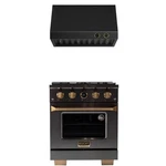 Pemberly Row Dual Fuel Range Propane Gas In Titanium & Wall Mount Hood. Fixed Price $6178.80.