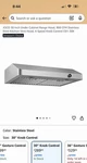 Joco 30 Under Cabinet Range Hood 900 Cfm Stainless Steel 4-speed Vent. Fixed Price $249.99.