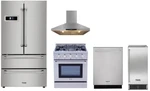Thor Kitchen With 30" Gas Range, 36" French Door Refrigerator & 15" Ice Machine. Fixed Price $8645.00.