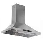 Hguoq 36 In. 600 Cfm Convertible Wall Mount Range Hood Stainless Steel Led. Fixed Price $349.99.