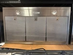 Zephyr Arc Duo Collection 36" Wall Mount Chimney Range Hood - Adum90asx. Fixed Price $800.00.