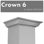 Zline Stainless Steel Crown Molding For Models Kb, Kl2, Kl3 Design Cm6. Fixed Price $99.99.