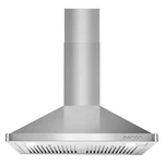 30 In. Vista Collection 380 Cfm Ducted Wall Mount Range Hood, Button Controls, L. Fixed Price $277.19.
