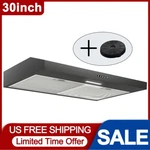Sndoas 2375bpcf 30in Under Cabinet Range Hood Vent Kitchen Cook Fan 230cfm Black. Fixed Price $92.99.