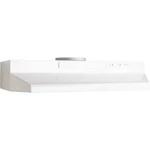 Broan F4024 160 - 190 Cfm 24"w Wide Steel Under Cabinet Range White. Fixed Price $133.75.