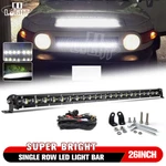 Hood Scoop Mount 25/26" Led Light Bar Combo W/wiring For 07-14 Toyota Fj Cruiser. Fixed Price $56.15.