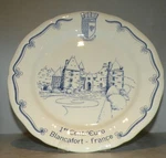Gien, Wall Plate Premier Centre Euro Blancafort - France. Fixed Price $51.92.