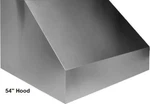 Trade-wind 7200 Series 54" Ss Wall Mount Canopy Pro Style 2300 Cfm Hood 7254-23. Fixed Price $1999.00.