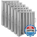 Garveetech Commercial Hood Filters 19.5 In W X 24.5 H Inch Stainless Steel 6. Fixed Price $164.35.