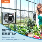 Vevor 16'' Shutter Exhaust Fan, High-speed 2000 Cfm, Aluminum Wall Mount Attic F. Fixed Price $99.95.