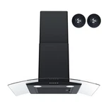 Firegas Wall Mount Range Hood 30 Inch With 3 Speed Fan,black .... Fixed Price $301.42.