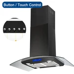 30 In Island Range Hood 700cfm Cook Vent Tempered Glass Button/gesture Control. Fixed Price $327.99.