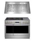 Monogram 48" Dual-fuel Range & Custom Hood Insert. Fixed Price $14600.00.
