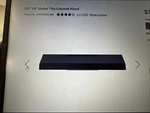 Ge Jvx3300djbb 30" Black Under Cabinet Range Hood. Fixed Price $49.00.