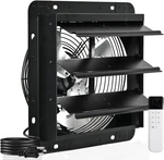 12-inch Wall-mount Shutter Exhaust Fan With Adjustable Speed 1200 Cfm For Sheds. Fixed Price $79.11.