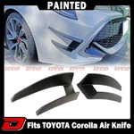 Paint Black Dto Style Canard Vent Splitter Air Knife Fits Toyota Corolla Auris. Fixed Price $88.00.