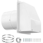 6 Inch Wall Vent With Screen & Damper, 6" Dryer Exhaust Cover Cap Kit Fo.... Fixed Price $71.28.